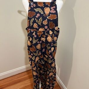 Princess Highway for ModCloth Navy Floral Overalls